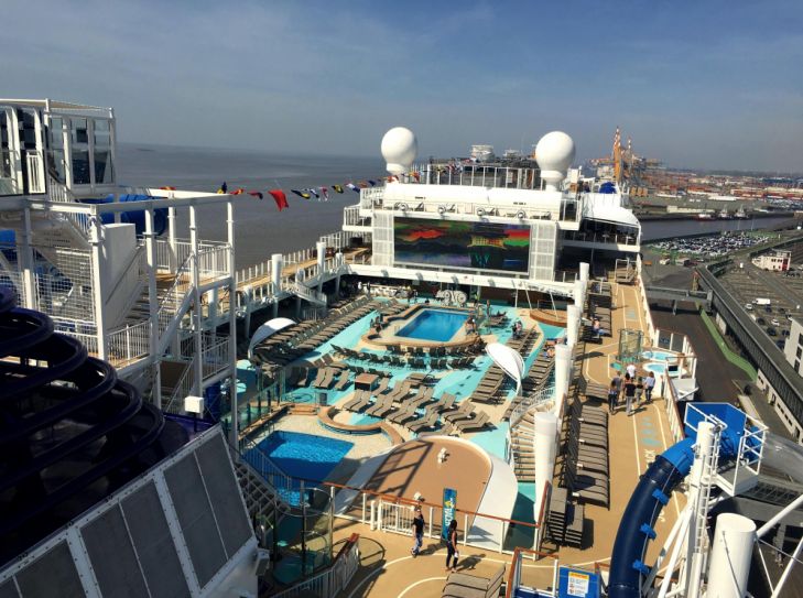 Premierenfahrt mit der Norwegien Bliss  von Bremerhaven nach Southhampton